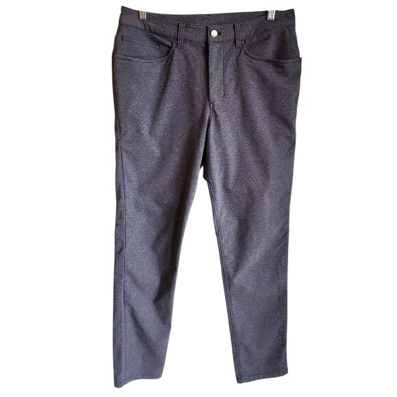 Lululemon Pants Men's 32 32x31 Blue ABC Pant Slim Tech Canvas 32" Office Commute - Picture 1 of 10